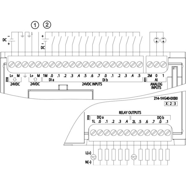 Siemens 6ES7214-1HG40-0XB0 SIMATIC S7-1200 CPU 1214C