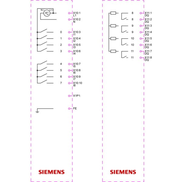 Siemens 6ED1052-1FB08-0BA2 LOGO! 230RCE Logic Module