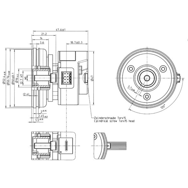 SICK SRS50-HZA0-S21 Motor Feedback System (1037395)