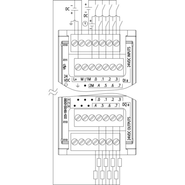 Siemens 6ES7223-1BH32-0XB0 SM 1223 Digital I/O Module