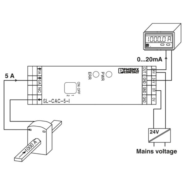 Phoenix Contact 2810625 Current Measuring Transducer - MACX MCR-SL-CAC-5-I-UP