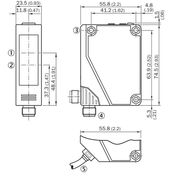 SICK WTT280L-2P2531 Laser Distance Sensor (6048061)