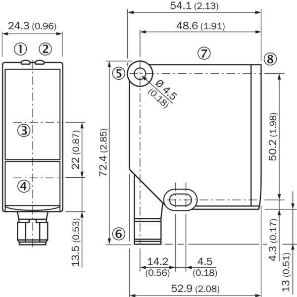 SICK DT20-P214B Laser Distance Sensor (1040012)