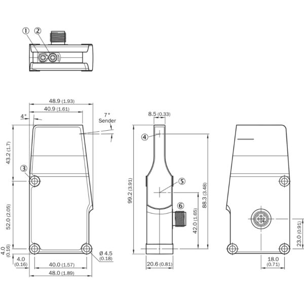SICK RT-P3231 Photoelectric Proximity Sensor (1063131)