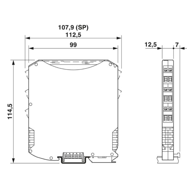 Phoenix Contact 2811446 Configurable Signal Conditioner - MACX MCR-UI-UI-NC
