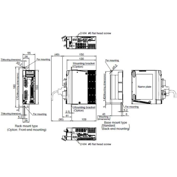 Panasonic MBDLT25SF MINAS A6S Servo Driver 