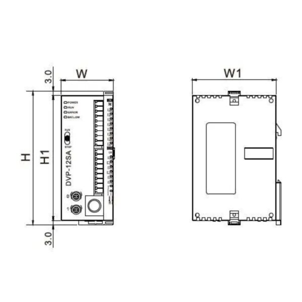 Delta DVP12SE11T DVP-SE Series PLC 