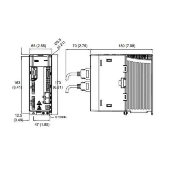 Delta ASD-A2-0721-E A2 Series Servo Drive 
