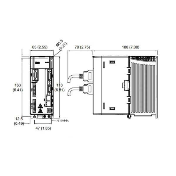 Delta ASD-A2-0721-M A2 Series Servo Drive