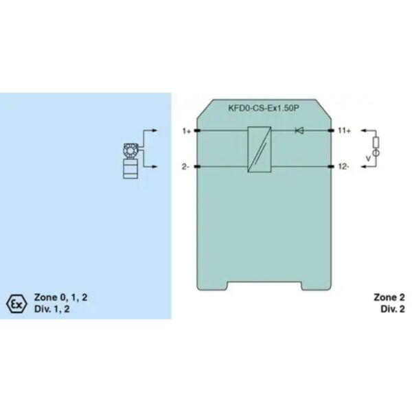 Pepperl+Fuchs KFD0-CS-Ex1.50P Current Driver Repeater (294964)