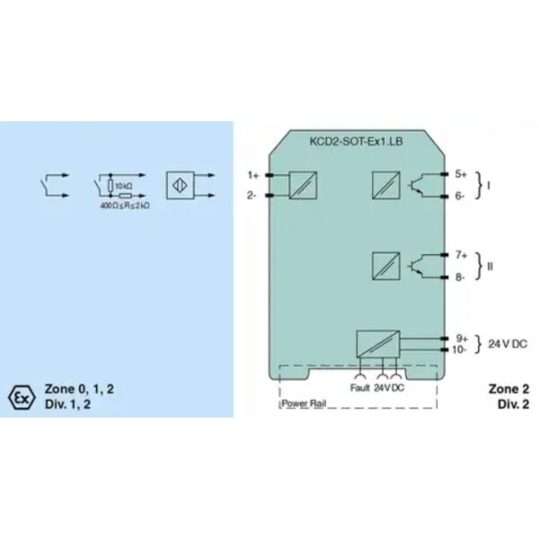 Pepperl+Fuchs KCD2-SOT-Ex1.LB Switch Amplifier (214240)