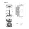 ABB (81) Delta VFD-E Frame C Dimensions