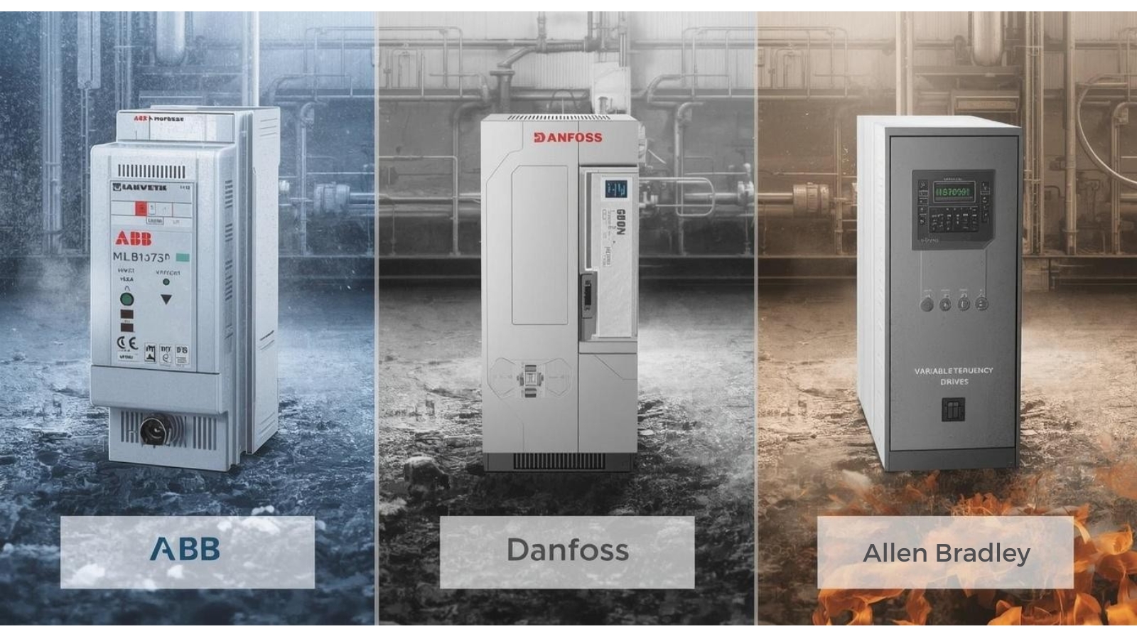 ABB vs Danfoss vs Allen Bradley – Best Drive for Harsh Use
