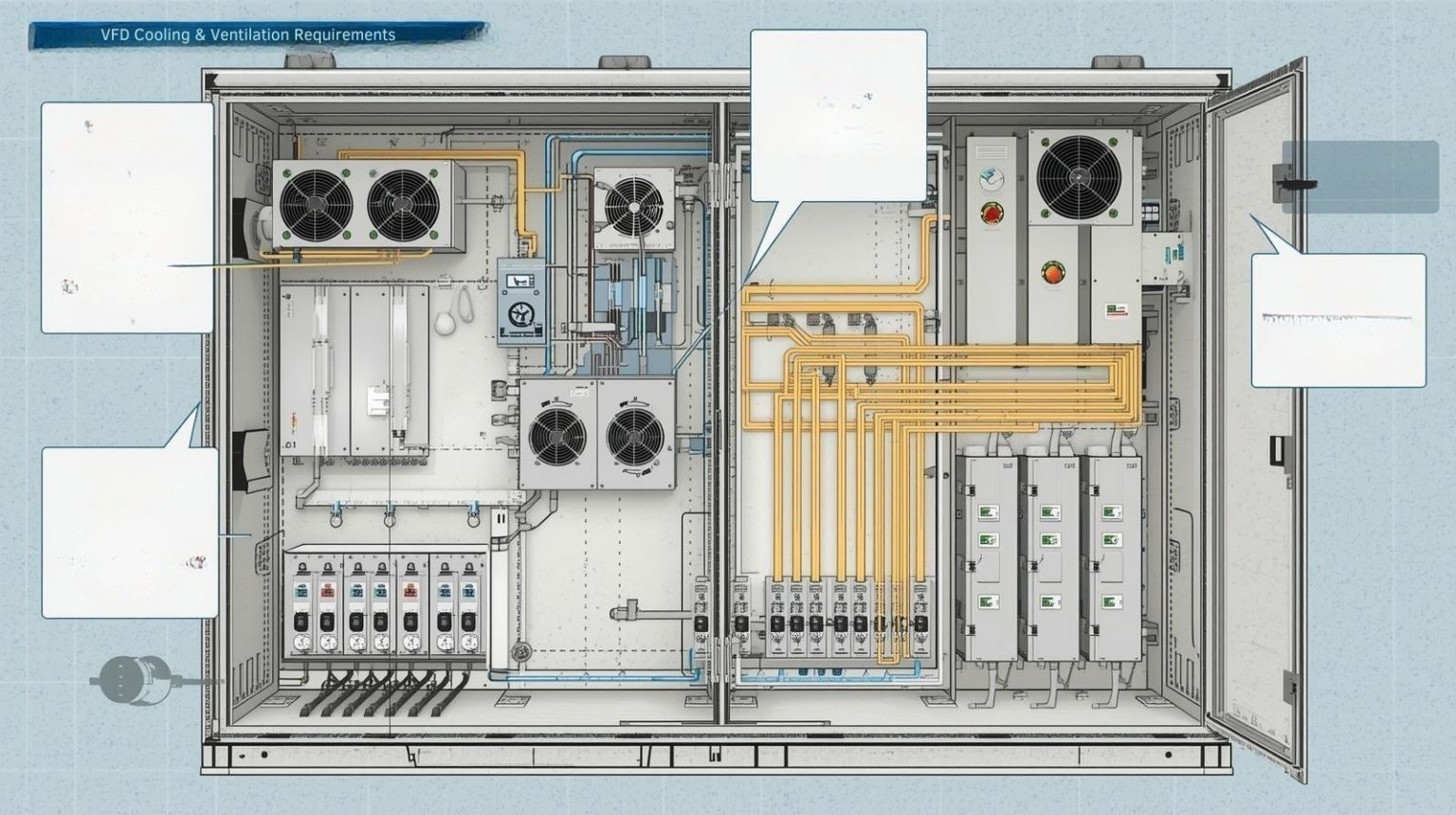 VFD Cooling & Ventilation: Panel Layout Best Practices