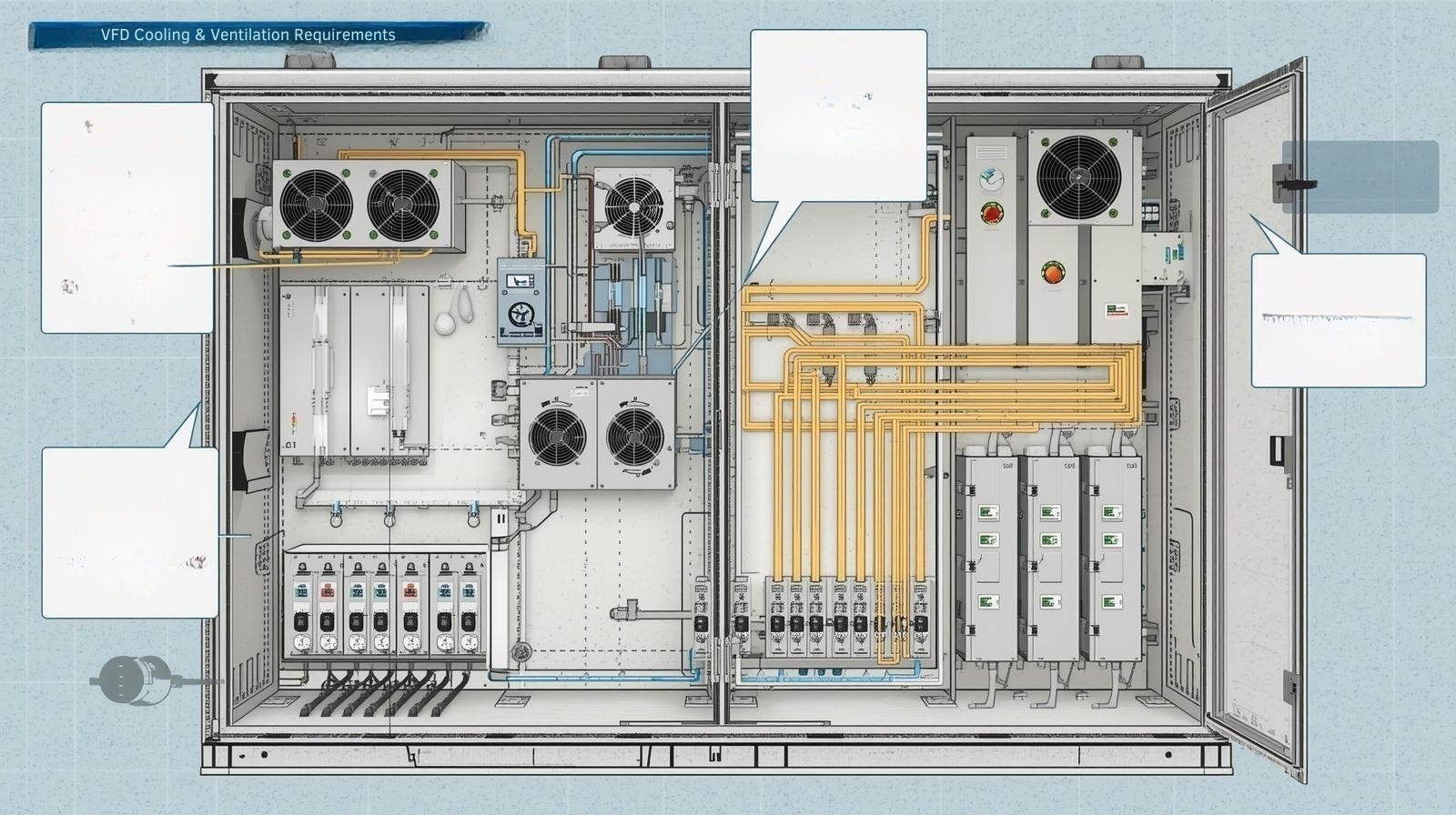 VFD Cooling & Ventilation Requirements: Panel Layout Best Practices Explained